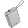 PowerBank 4w1 Bazic Fusion Mini 20000mAh kabel USB-C/Lightning szary